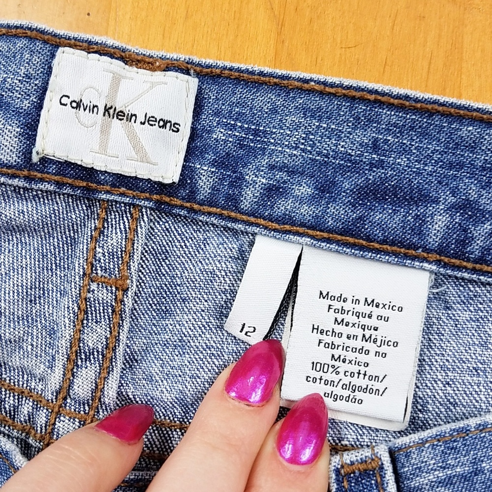 🚫SOLD🚫 VTG 90s Calvin Klein flare jeans - Picture 8 of 8
